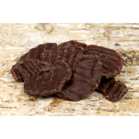 Jablkové chipsy v hořké čokoládě 100g